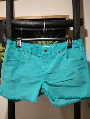Women's Carve Designs Frayed Hem Corduroy Shorts